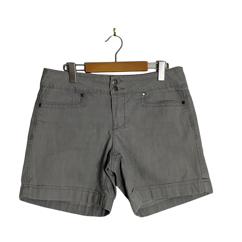 Santana Jeans Women's Gray Midi Shorts